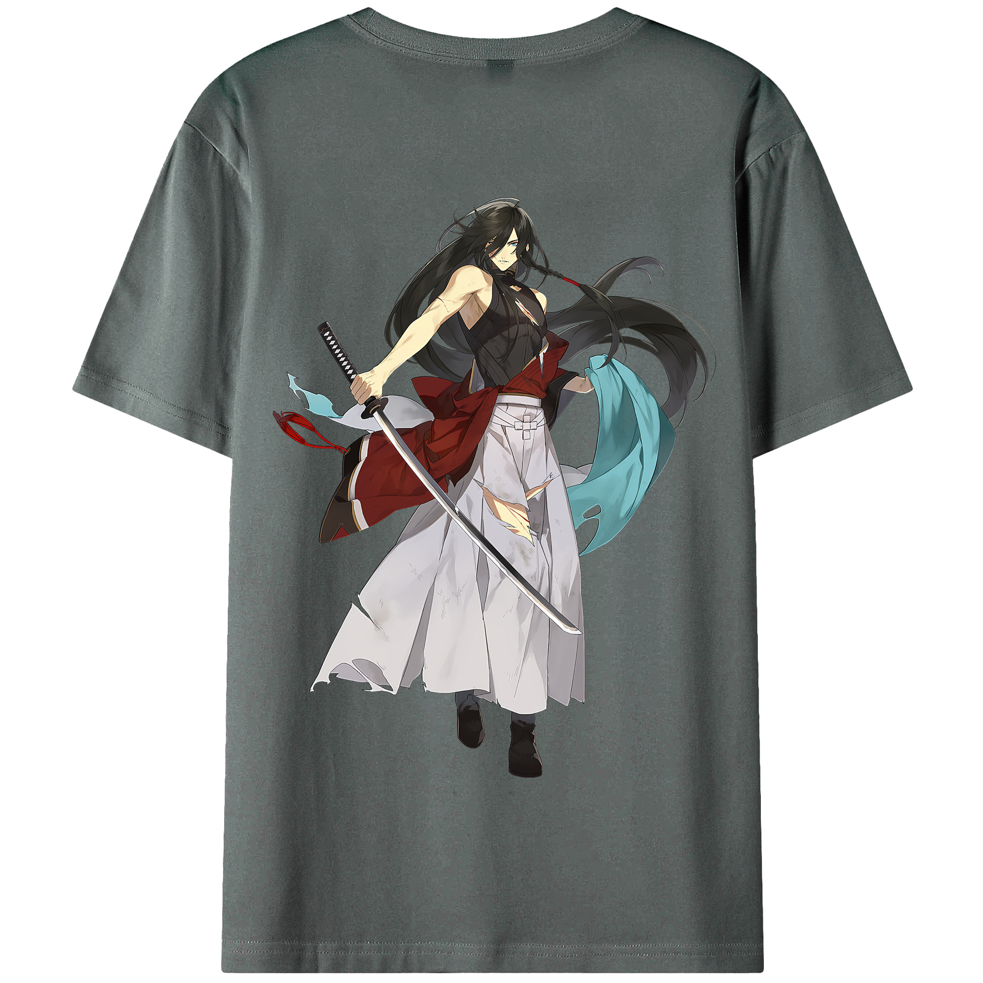（画像用） 刀剣乱舞 Touken Ranbu 綿100％半袖Tシャツ（背面プリント）